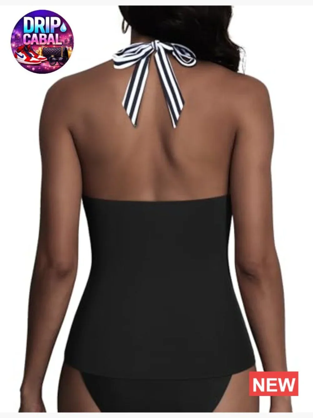 Underwire Tankini Top Halter V Neck Swim Top Ruched Tummy Control